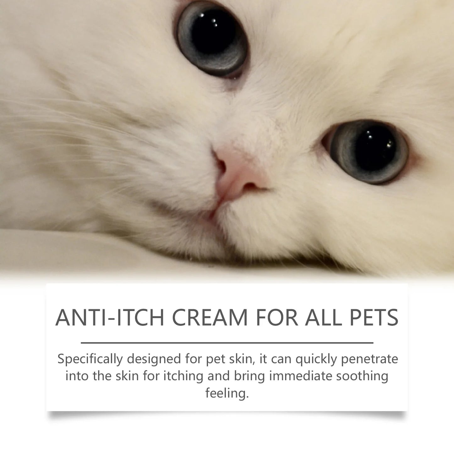 Herbal Pet Skin Care Cream Relieve Itching Long Lasting Moisturizing Make Pet Skin Soft Smooth Gentle Repair Formula Cream 60g