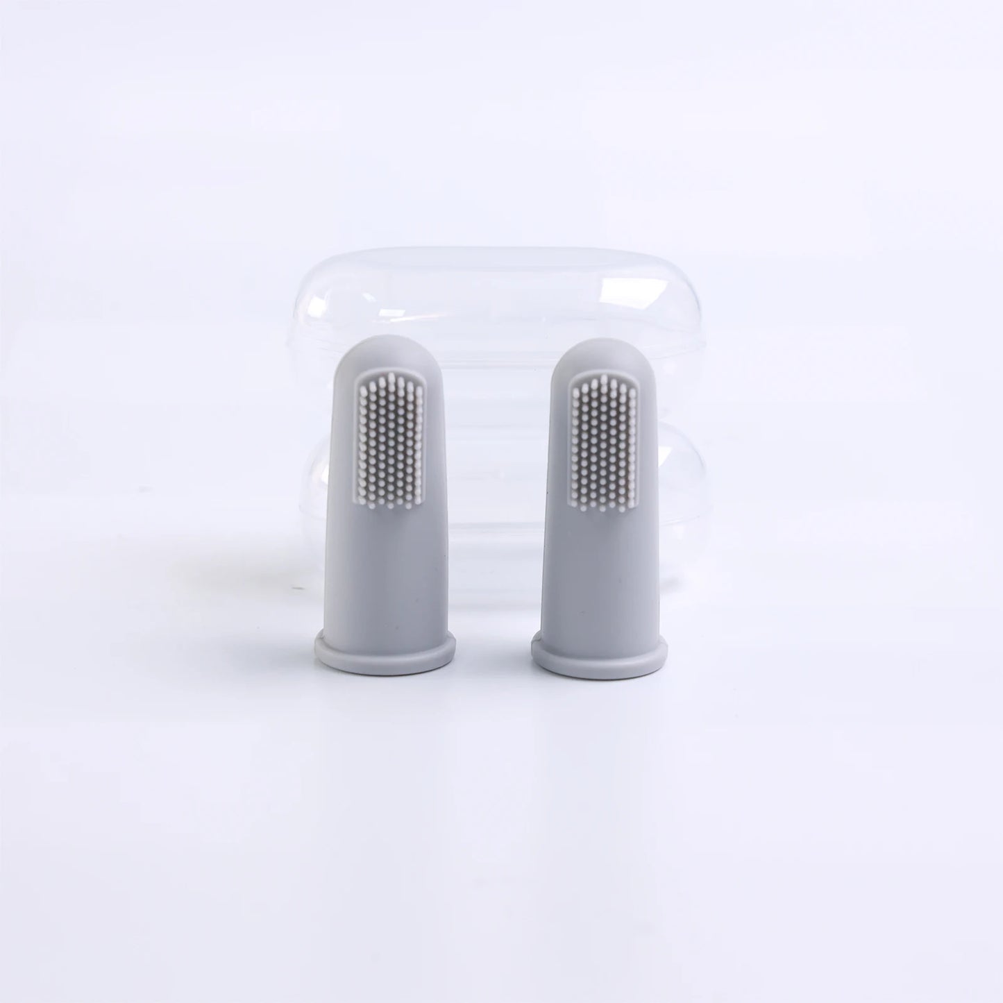 Silicone Pet Finger Toothbrush Soft Dog Cat Teeth Cleaning Brush Food Grade Dental Care Tool