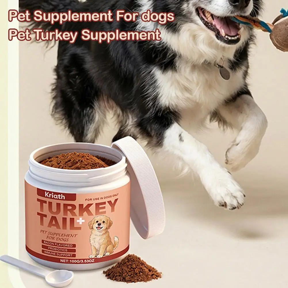 Dog Immune Support Supplement – Daily Immunity Defense, Promotes Healthy Immune System Function for Breeds, Easy-Mix Powder 100g