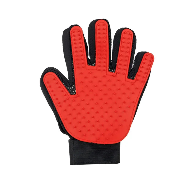 Pet Glove Cat Grooming Glove Cat Hair Deshedding Brush Gloves Dog Comb for Cats Bath Hair Remover Clean Massage Brush For Animal