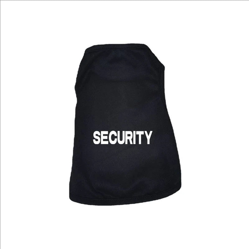 Security Clothing for Dogs Summer Pet Clothes Vest for Small Dogs Chihuahua Yorkshire Puppy Cats Low Price Pets T-shirt Costume