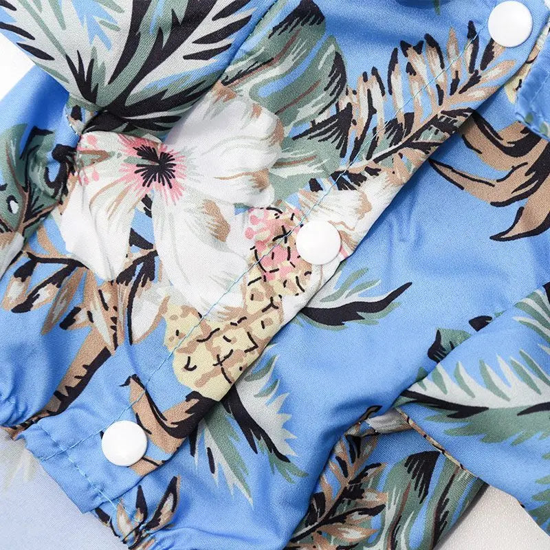 Hawaiian Style Pet Dog Clothe Summer SandBeach Dog Shirts for Small Medium Dogs Puppy Cat Clothing Ropa Perro Pug French Bulldog