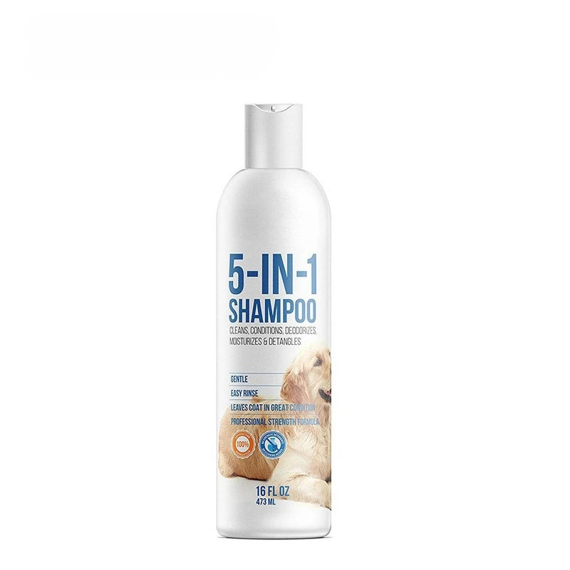 ATUBAN 16 floz 5 in 1 Dog Shampoo for Itchy Skin - Sensitive Skin Dog Shampoo for Smelly Dogs - Dog Shampoos & Conditioners