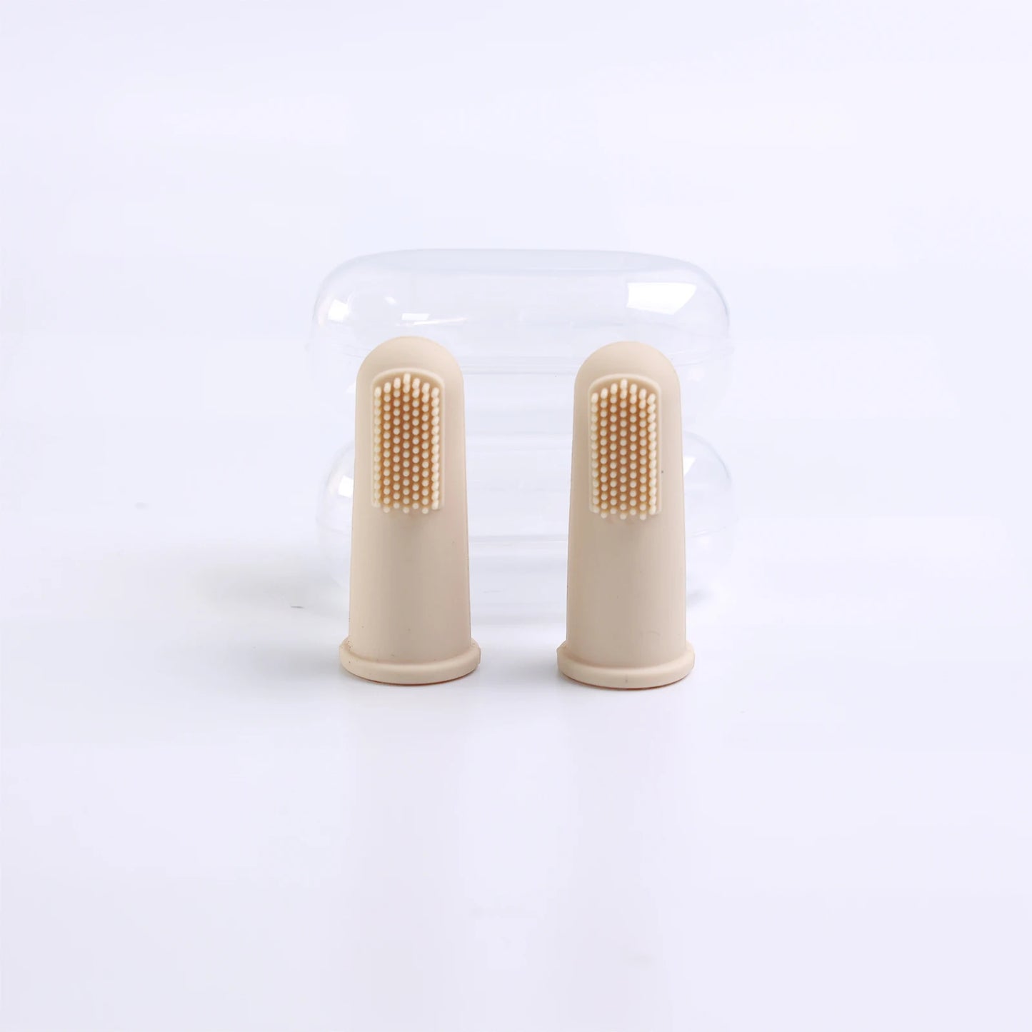 Silicone Pet Finger Toothbrush Soft Dog Cat Teeth Cleaning Brush Food Grade Dental Care Tool