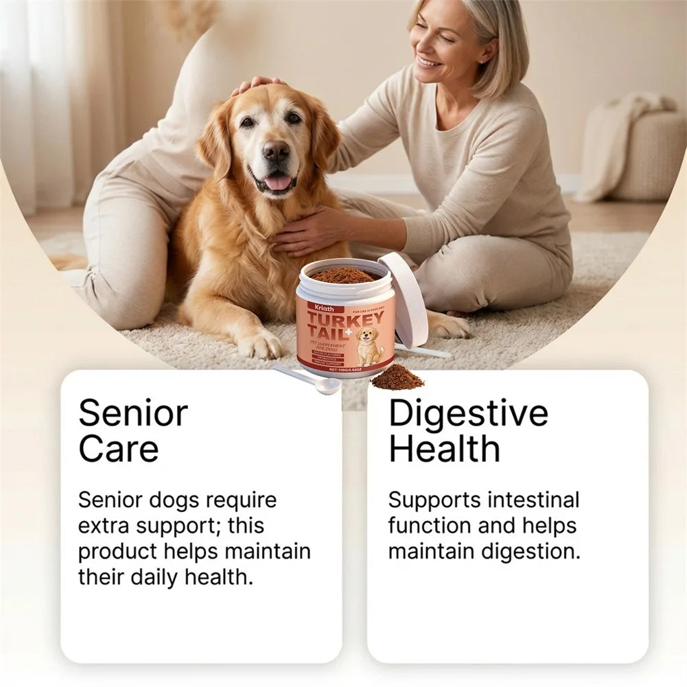 Daily Dog Supplement For Itchy Skin And Stiff Joints Promotes Health Skin & Shiny Coat. Radiant-Glow