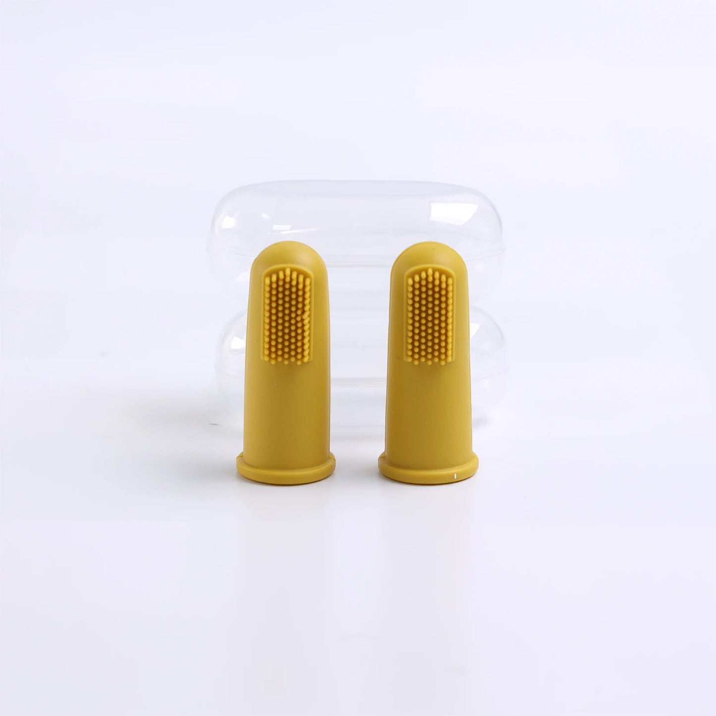 Silicone Pet Finger Toothbrush Soft Dog Cat Teeth Cleaning Brush Food Grade Dental Care Tool