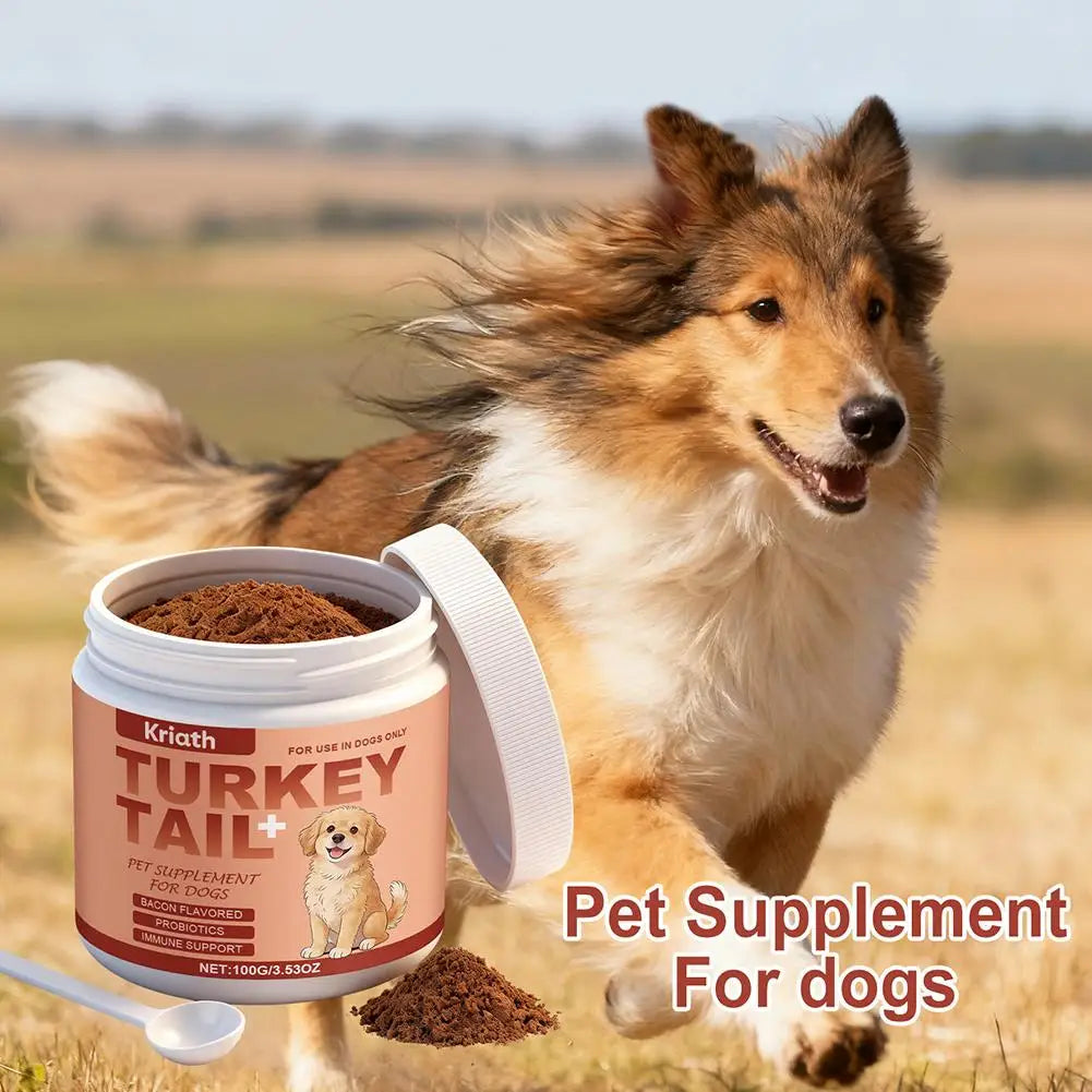 Dog Immune Support Supplement – Daily Immunity Defense, Promotes Healthy Immune System Function for Breeds, Easy-Mix Powder 100g