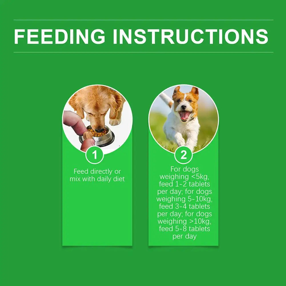 80 Tablets Nutritional Supplement Dog Joint Care Tablets for Mobility Support Nutritional Supplement for Pets