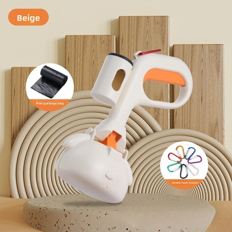 Portable Pet Poop Picker Dog Pooper Scooper Outdoor Walking Poop Shovel Waste Pick Picker Scoop Collect Puppy Cleaning Supplies