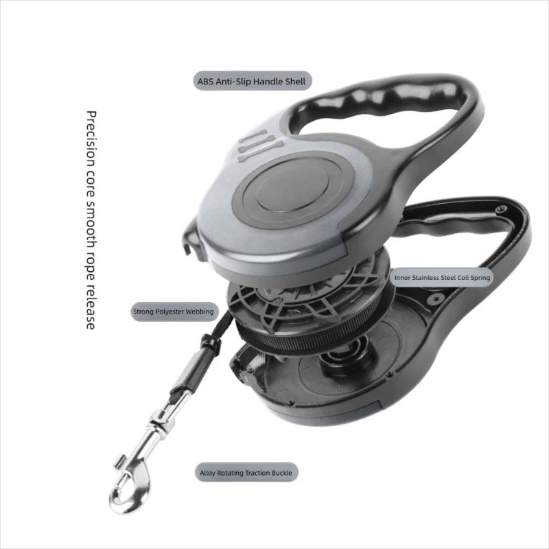 3 /5 M Dog Leash for Small Dogs Cat Automatic Retractable Durable Nylon Lead Puppy Outdoor Travel Walking Hiking Traction Rope