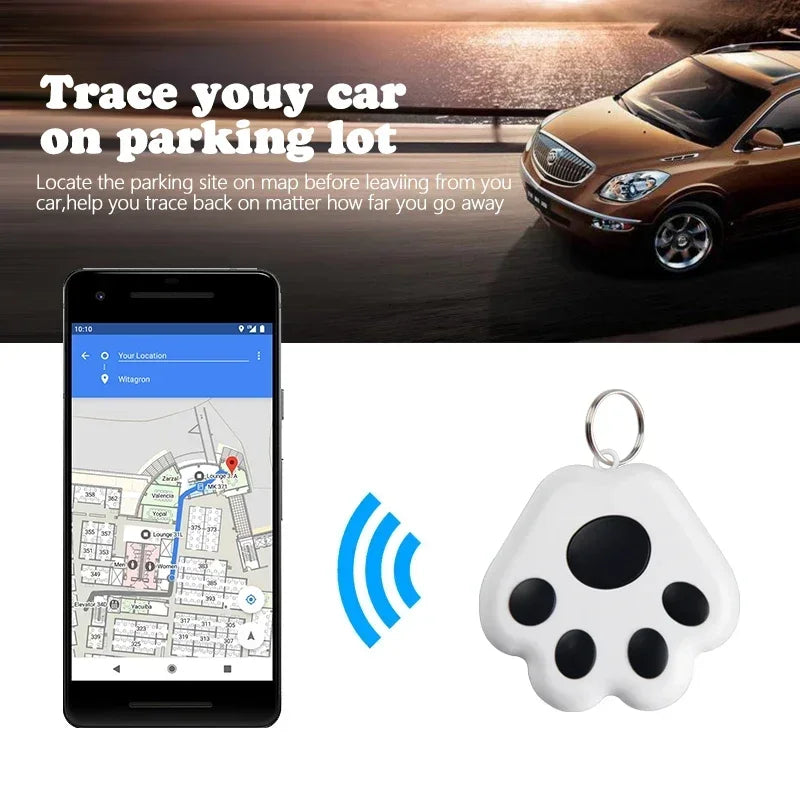 Dog Paw Mini GPS Tracker Cat Dogs Children Elderly Anti Lost Device Intelligent Tracking Locator Pet Collar Accessories Supplies