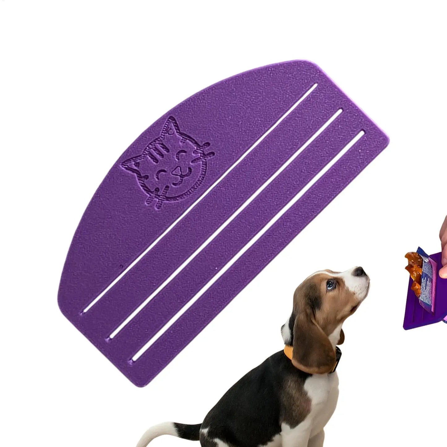 Cat Food Pouch Squeezer 3D Printed Wet Treat Dispenser Liquid Snack Scraper for Sauce Paste Packets Kitchen Home Pet Feeding