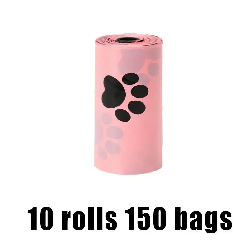 10 Rolls Dog Poop Bag Outdoor Cleaning Poop Bag Outdoor Clean Pets Supplies for Dog 15Bags/Roll Refill Garbage Bag Pet Supplies