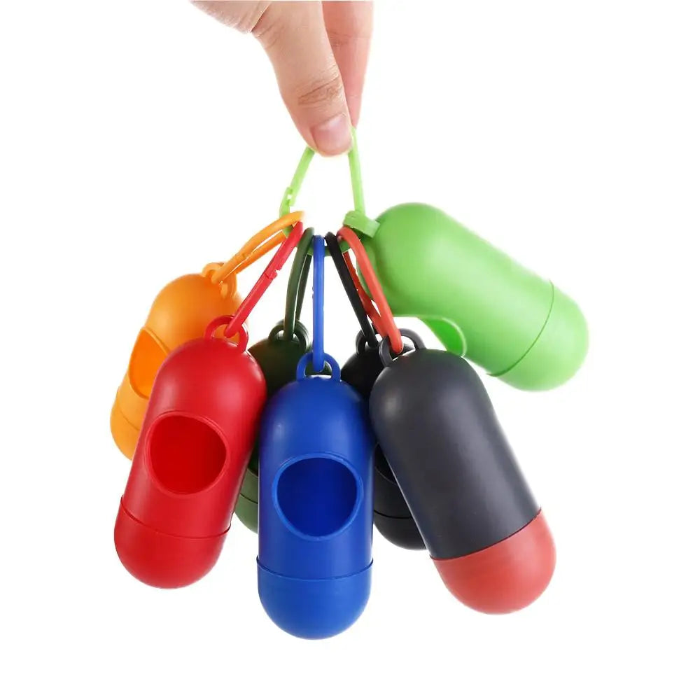 Puppy for Walking Travel Cat Litter Bag Trash Sack Case Carrier Dog Poop Bags Dispenser Pet Waste Bag Holder Garbage Storag Box