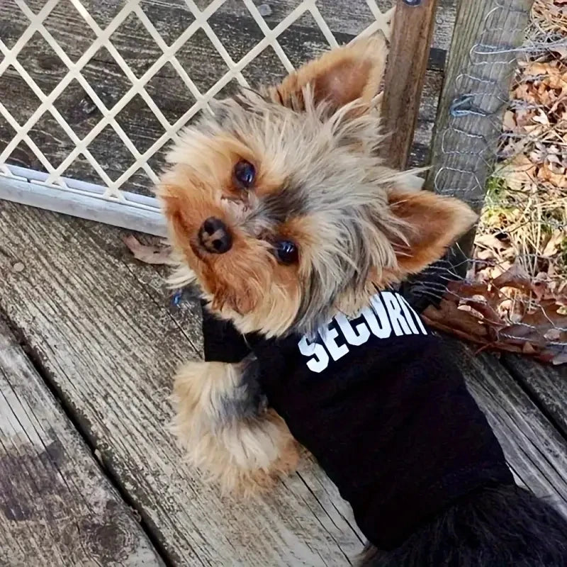 Security Clothing for Dogs Summer Pet Clothes Vest for Small Dogs Chihuahua Yorkshire Puppy Cats Low Price Pets T-shirt Costume