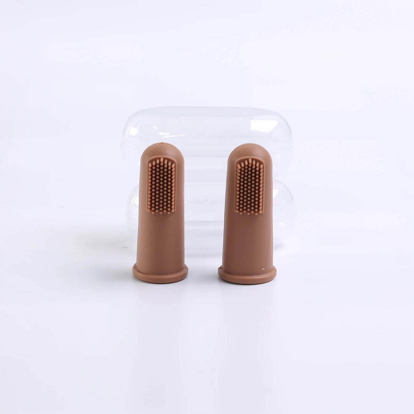 Silicone Pet Finger Toothbrush Soft Dog Cat Teeth Cleaning Brush Food Grade Dental Care Tool