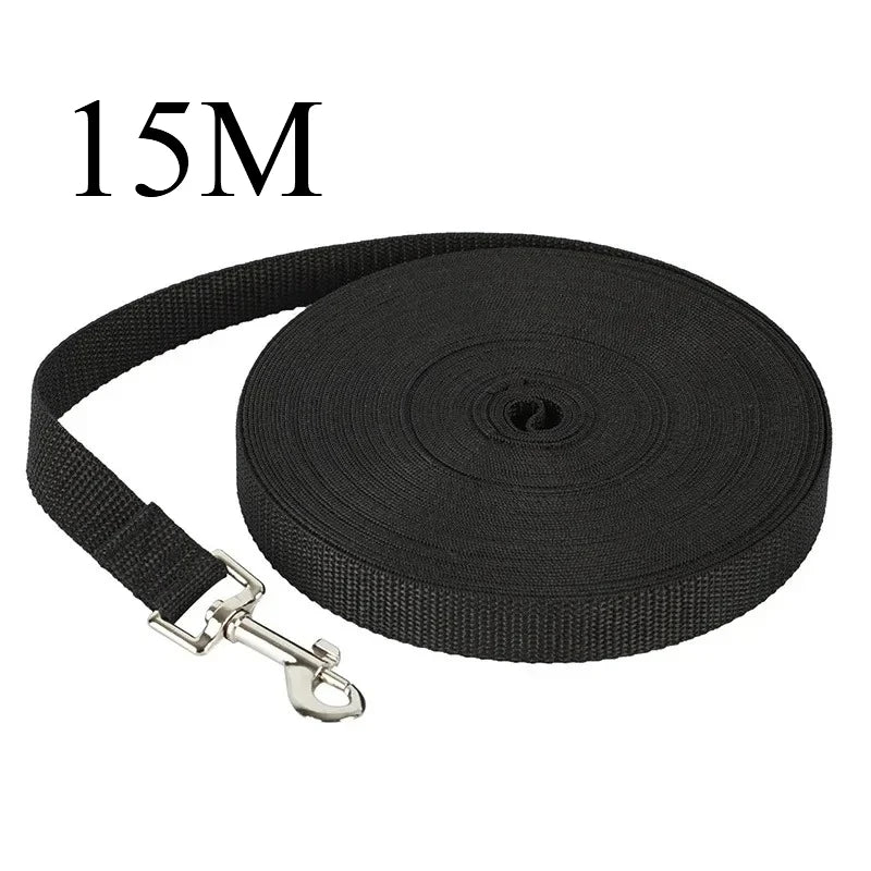 1.5 1.8 3 6 10 15 20 30 50M Solid Dog Leash For Large Dogs Pet Puppy Walking Training Lead Rope Big Dog Nylon Rope Long Leashes
