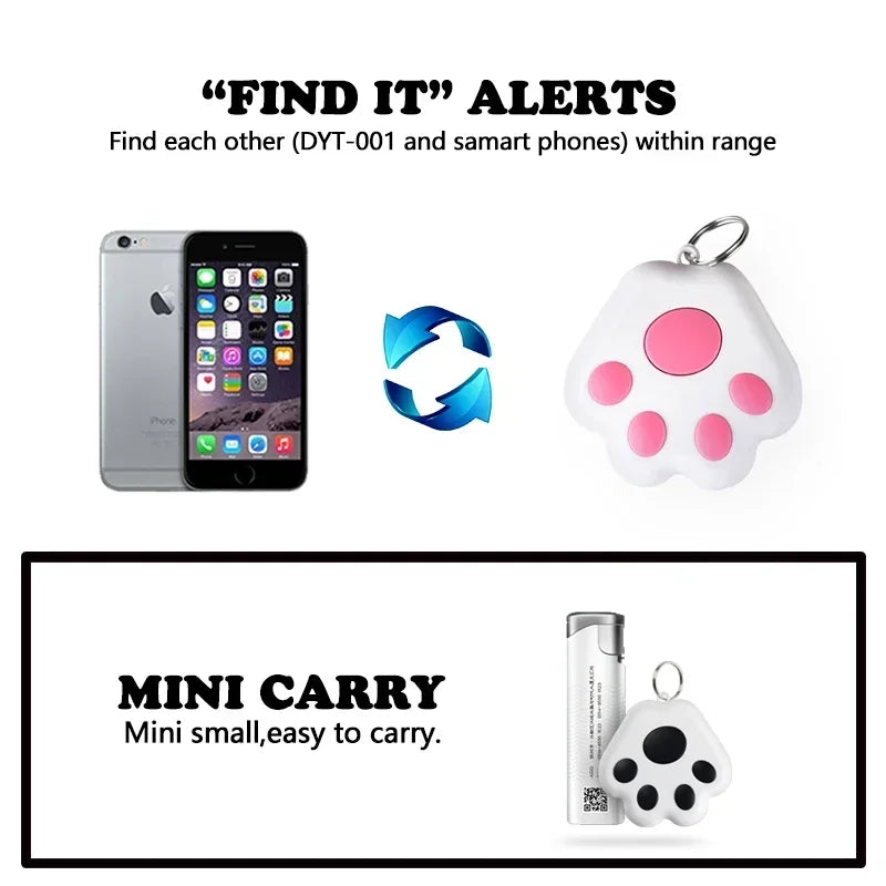 Dog Paw Mini GPS Tracker Cat Dogs Children Elderly Anti Lost Device Intelligent Tracking Locator Pet Collar Accessories Supplies