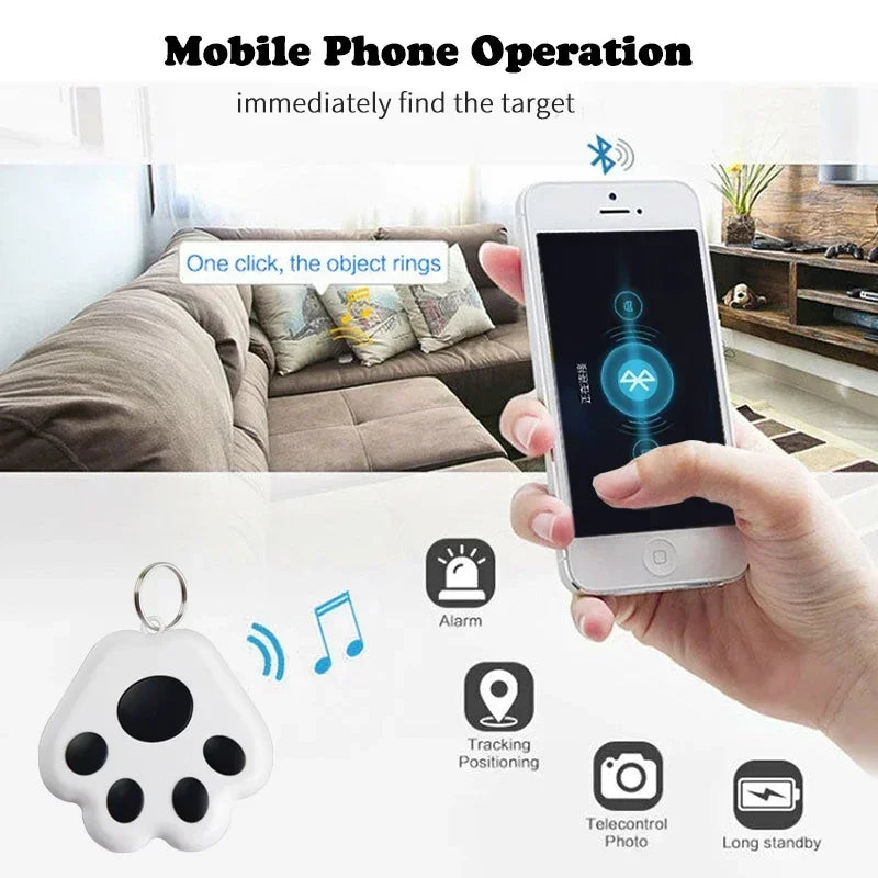 Dog Paw Mini GPS Tracker Cat Dogs Children Elderly Anti Lost Device Intelligent Tracking Locator Pet Collar Accessories Supplies