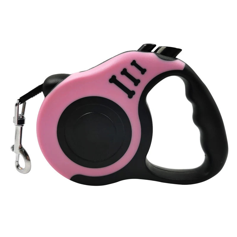 Dog Leash for Small Dogs Cat Automatic Retractable Durable Nylon Lead Puppy Outdoor Travel Walking Hiking Traction Rope 3m 5m