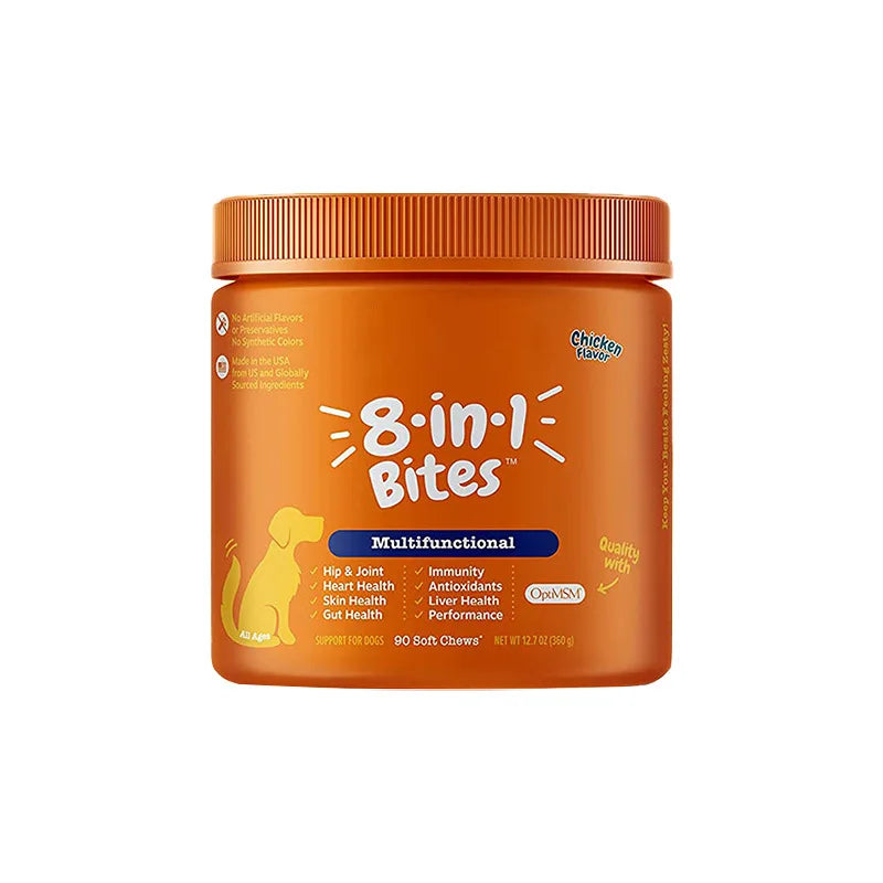 Multivitamin Probiotic Chewy Pellets Support Gastrointestinal Comfort Meet Daily Nutritional Needs of Household Pets