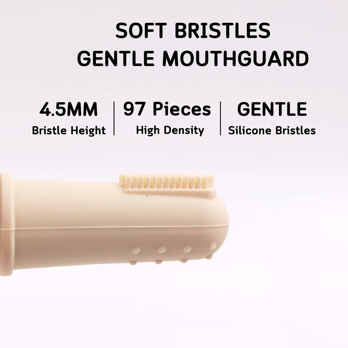 Silicone Pet Finger Toothbrush Soft Dog Cat Teeth Cleaning Brush Food Grade Dental Care Tool