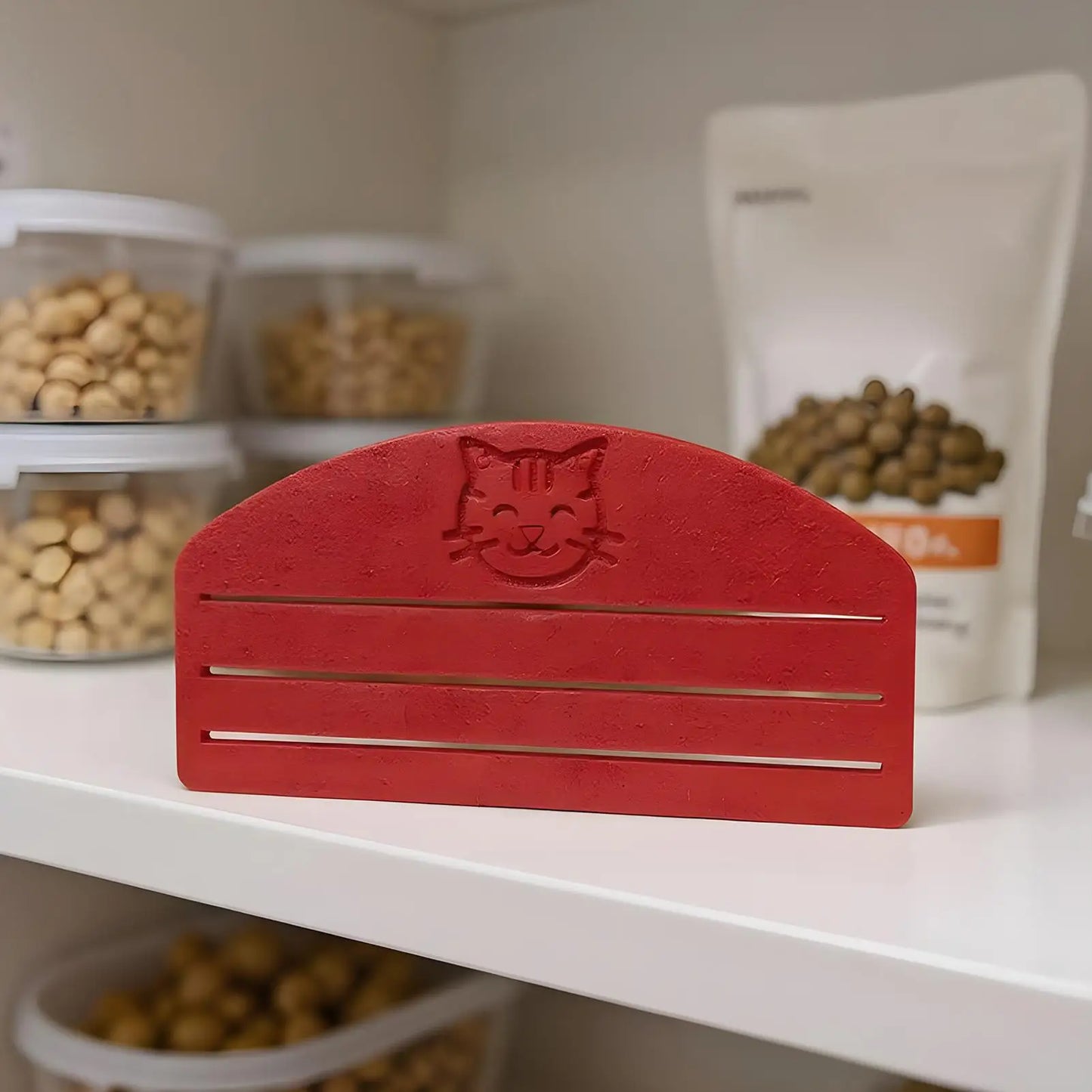 Cat Food Pouch Squeezer 3D Printed Wet Treat Dispenser Liquid Snack Scraper for Sauce Paste Packets Kitchen Home Pet Feeding