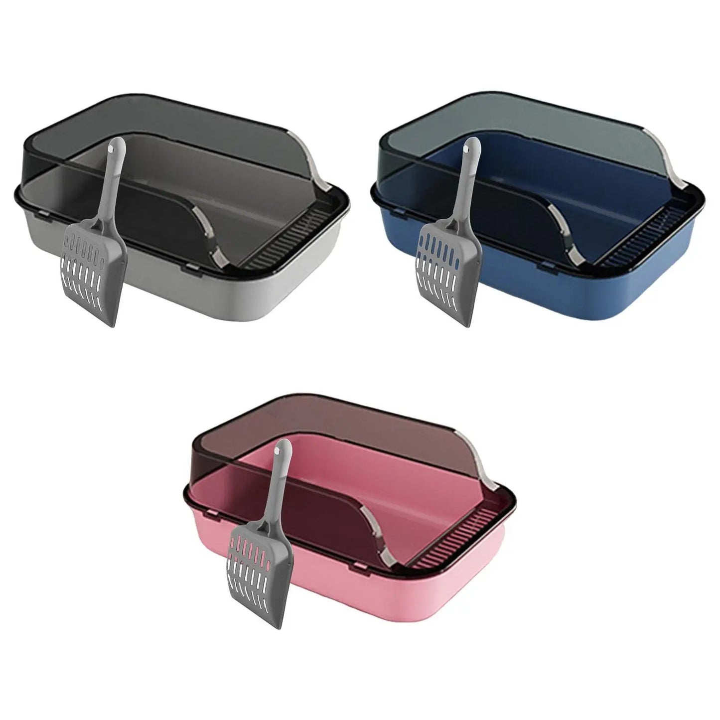 Cat Litter Box Kitten Potty Toilet for Small Medium Large Cats Small Animals