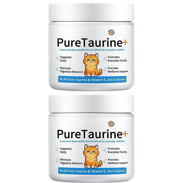 1/2pcs Cat body Health care powder 99.9% pure taurine VE Zinc Supports Digestion&Enhancing Immunityfor Pets with Sensitive Intes