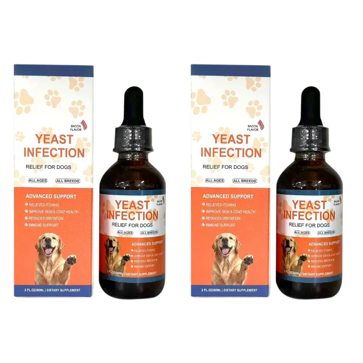 1/2/3PCS 60ML Dog Pet Drops Gentle Care Supplement To Maintain Healthy Coat and Skin for Dogs PET CARE