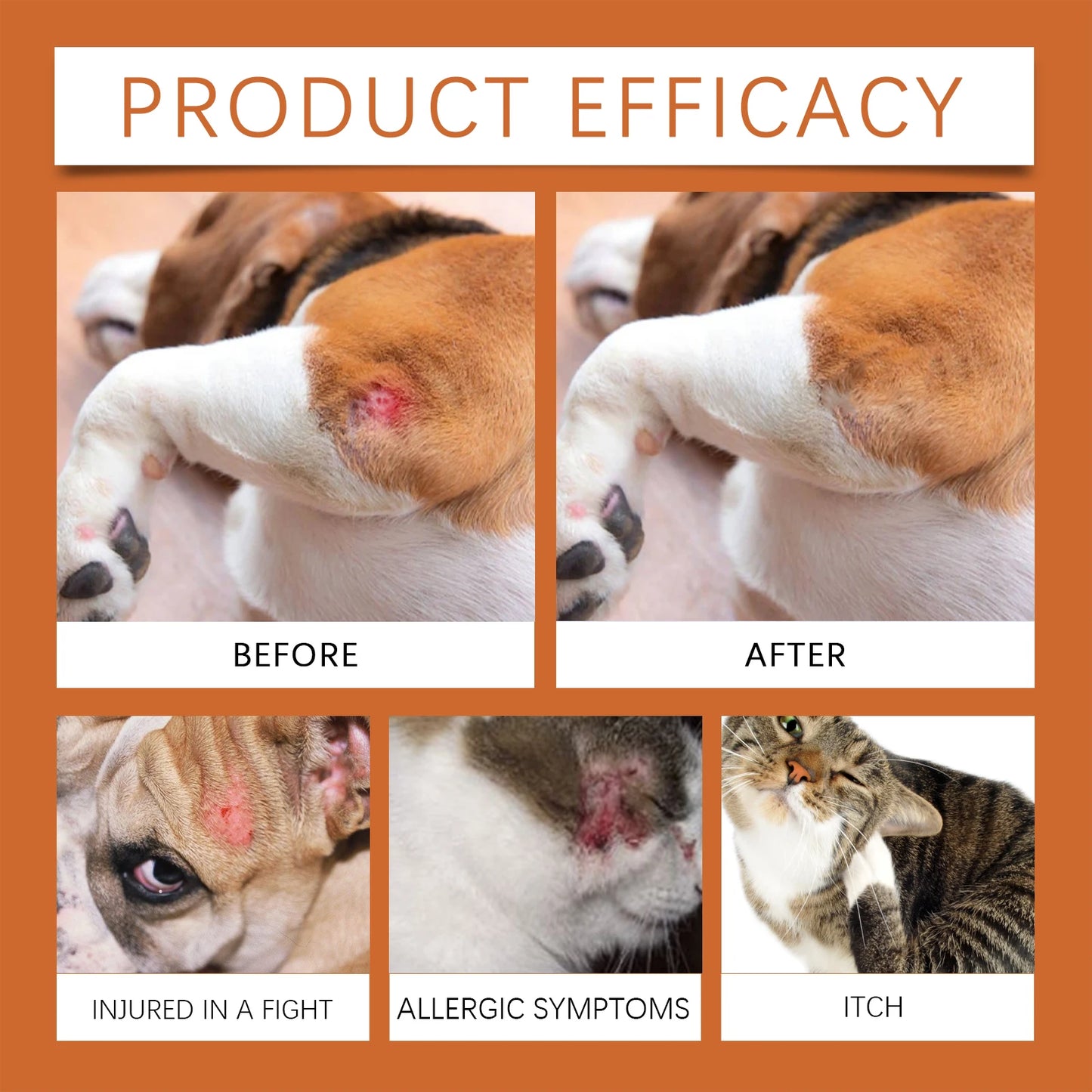 Yegbong New Pet Antipruritic and Anti-Allergic Skin Cream Skin Soothing and Restoring Care Herbal Nourishing Cream