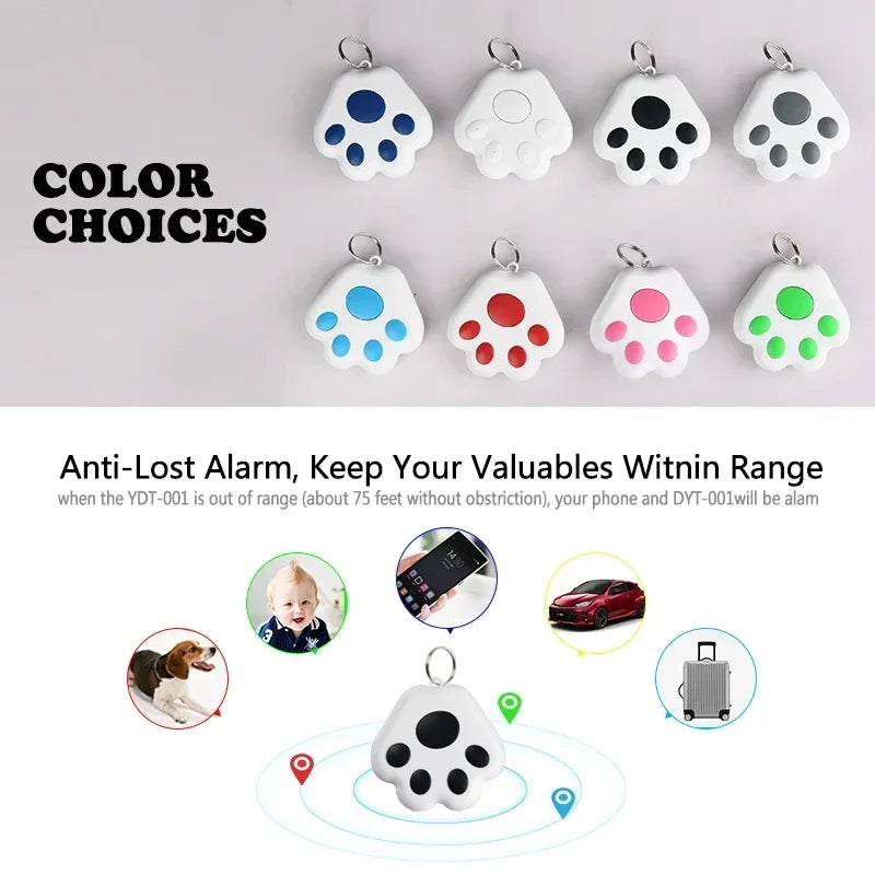 Dog Paw Mini GPS Tracker Cat Dogs Children Elderly Anti Lost Device Intelligent Tracking Locator Pet Collar Accessories Supplies
