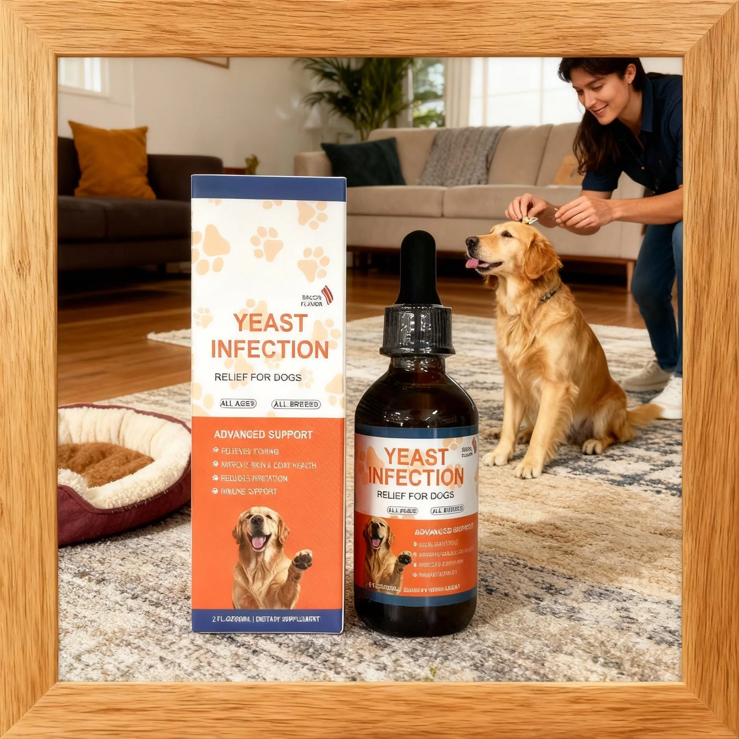 1/2/3PCS 60ML Dog Pet Drops Gentle Care Supplement To Maintain Healthy Coat and Skin for Dogs PET CARE