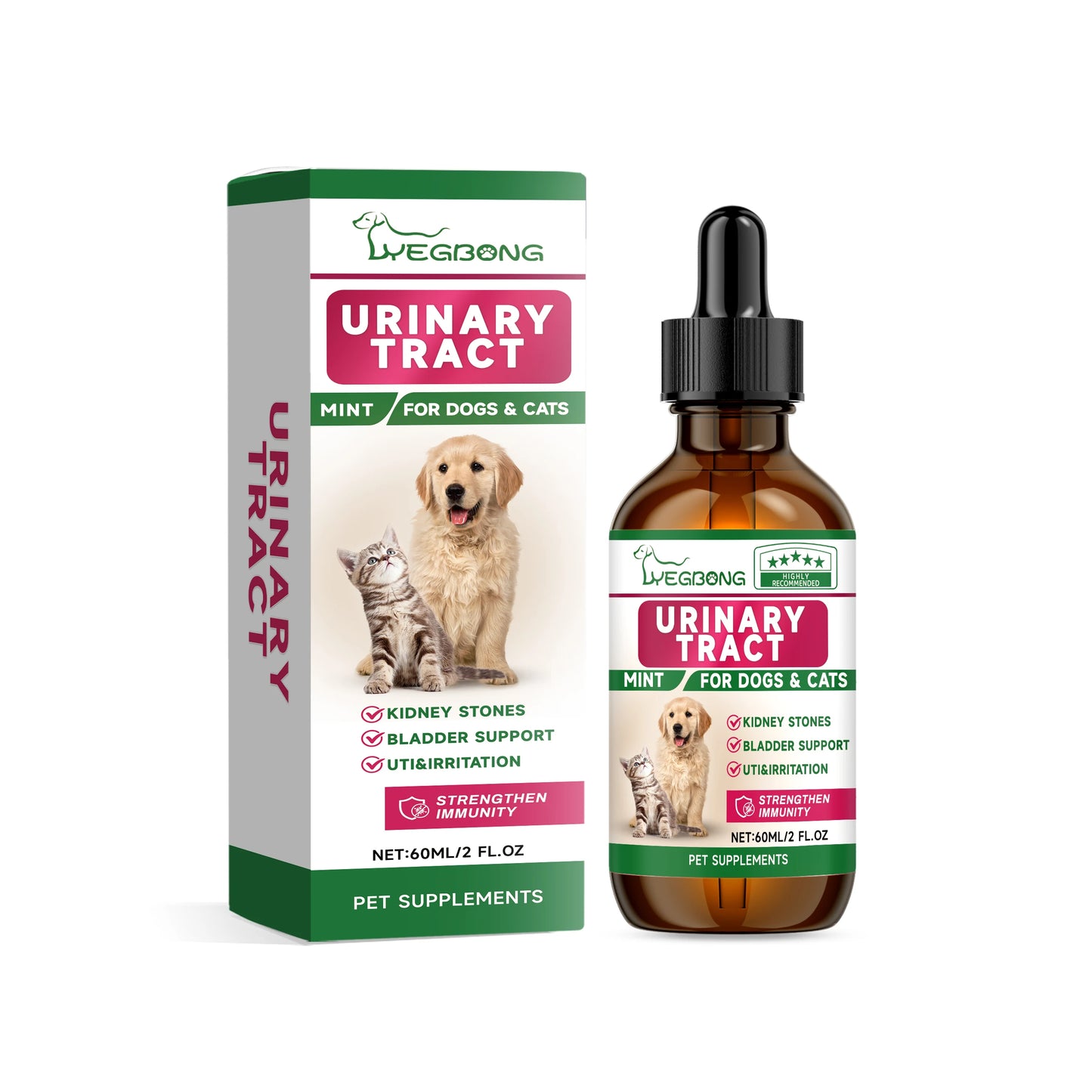 Yegbong Pet Care Supplement for Promoting Kidney Health – Enhances Pets' Vitality with Gentle Ingredients