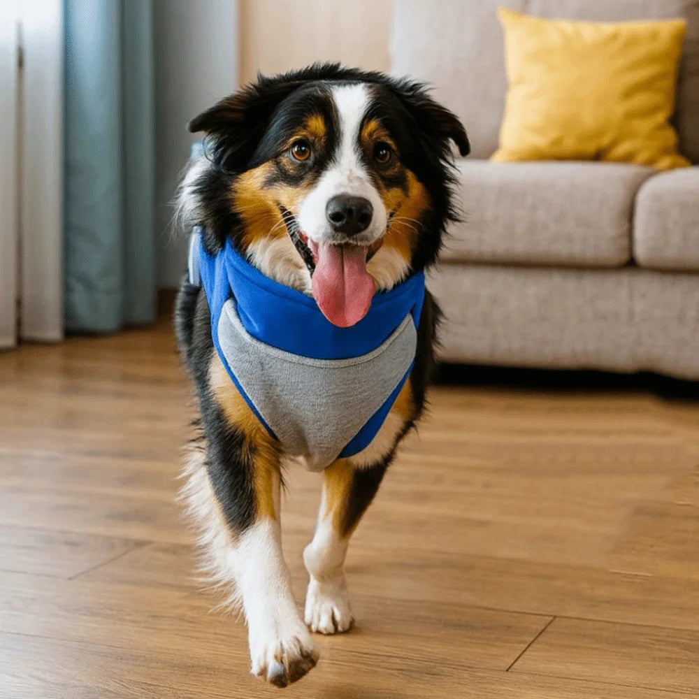 Waterproof Adjustable Dogs Down Clothes Warm Windproof Dog Coat with Harness Soft Dog Jacket for Dogs Cats