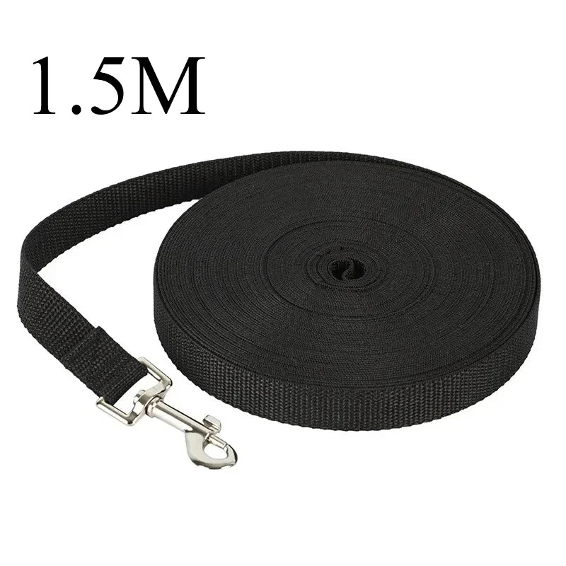 1.5 1.8 3 6 10 15 20 30 50M Solid Dog Leash For Large Dogs Pet Puppy Walking Training Lead Rope Big Dog Nylon Rope Long Leashes