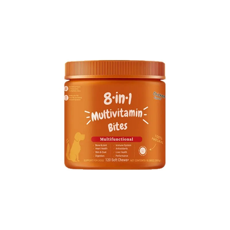 Multivitamin Probiotic Chewy Pellets Support Gastrointestinal Comfort Meet Daily Nutritional Needs of Household Pets