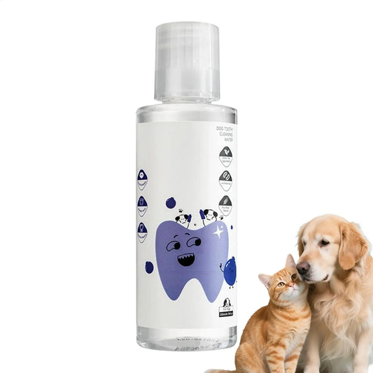 200ml Dog Dental Water Additive Teeth Care Solution Plaque Tartar Remover for Dog Cat Teeth Cleaning Care Natural Breath Remover