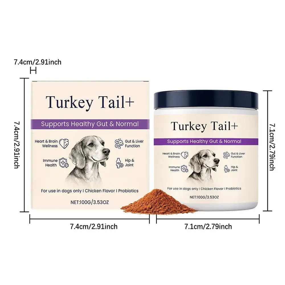 Dog Probiotic Intestinal Powder Delicious Bacon Flavor Digestive Support Long Shelf Life Premium Pet Health Supplement