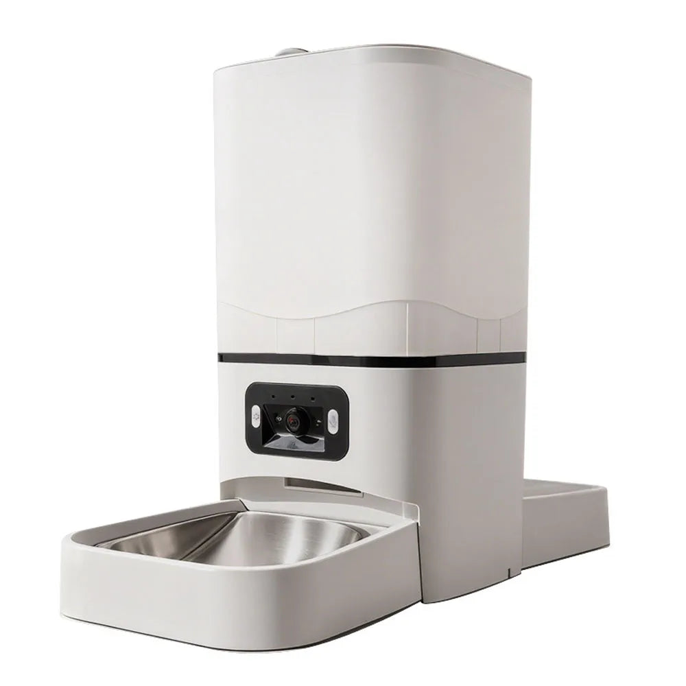 6L Large capacity Cat Smart Pet Feeder Wi-Fi & Camera Controlled Feeder 2 million pixel Automatic Dog & Cat Food Dispenser