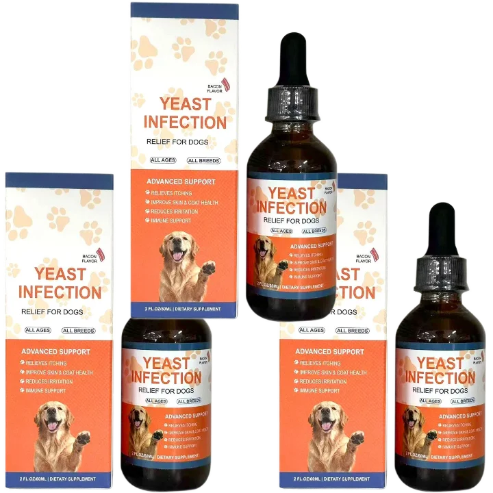 1/2/3PCS 60ML Dog Pet Drops Gentle Care Supplement To Maintain Healthy Coat and Skin for Dogs PET CARE