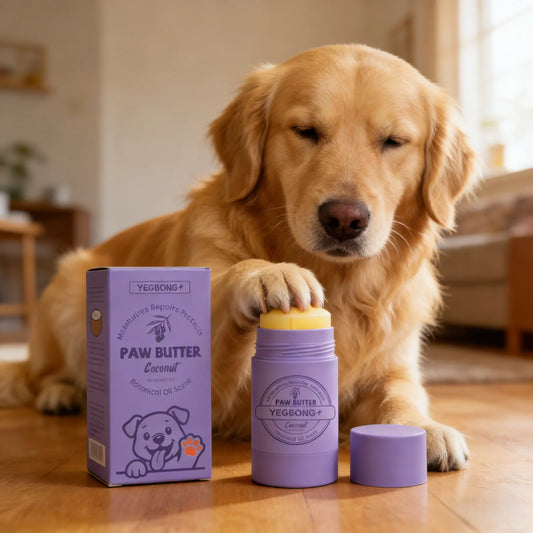 YEGBONG Paw Care Cream for Dogs Deep Moisturizing Improve Drying Not Slipping Coconut Oil Natural Ingredients Pet Paw Balm 30g