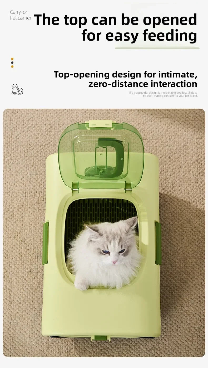 Foldable Large Pet Airline Carrier Portable Travel Kennel Cat Dog Cage Dog Accessories Foldable Cat Carrier Pet Carrier Luxury