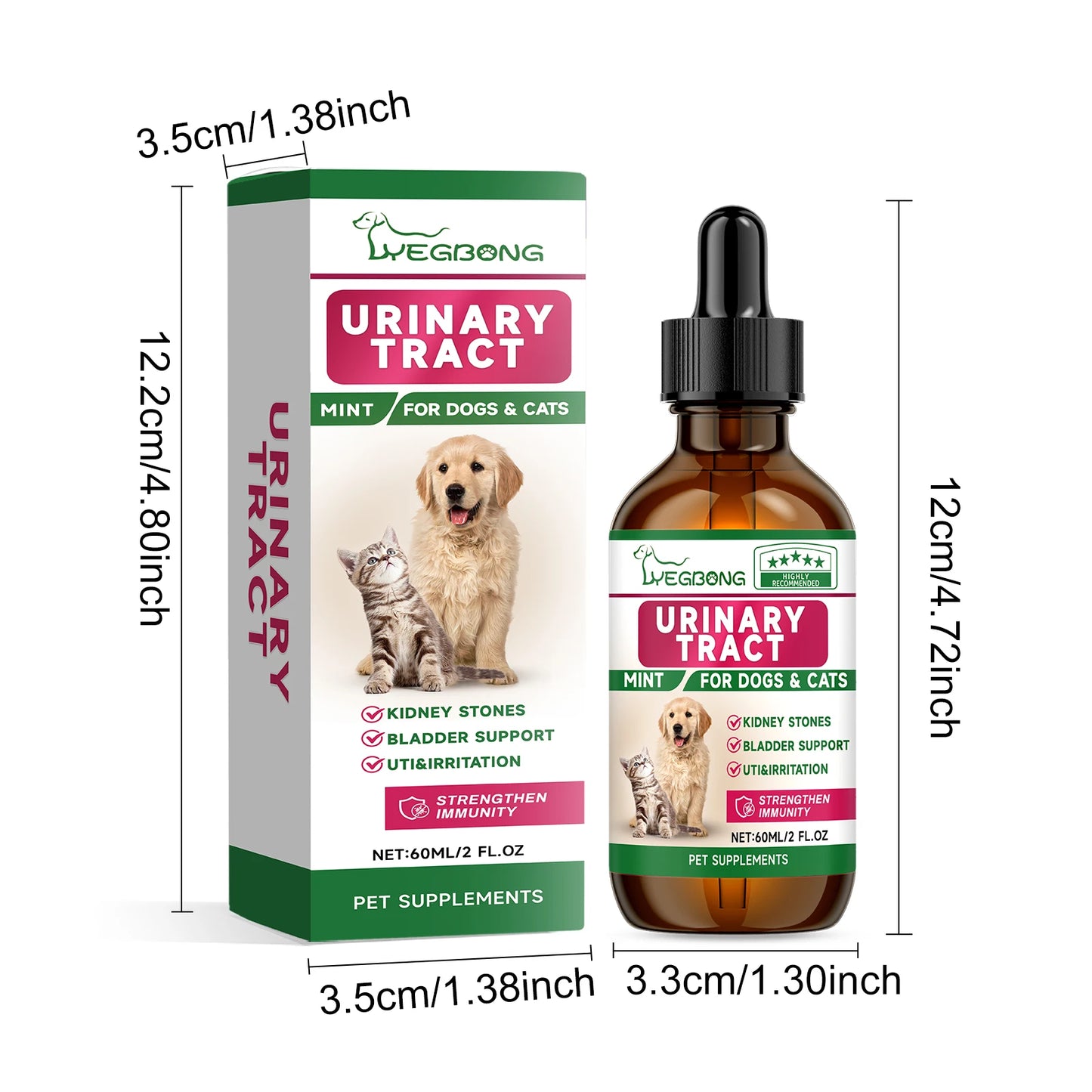 Yegbong Pet Care Supplement for Promoting Kidney Health – Enhances Pets' Vitality with Gentle Ingredients