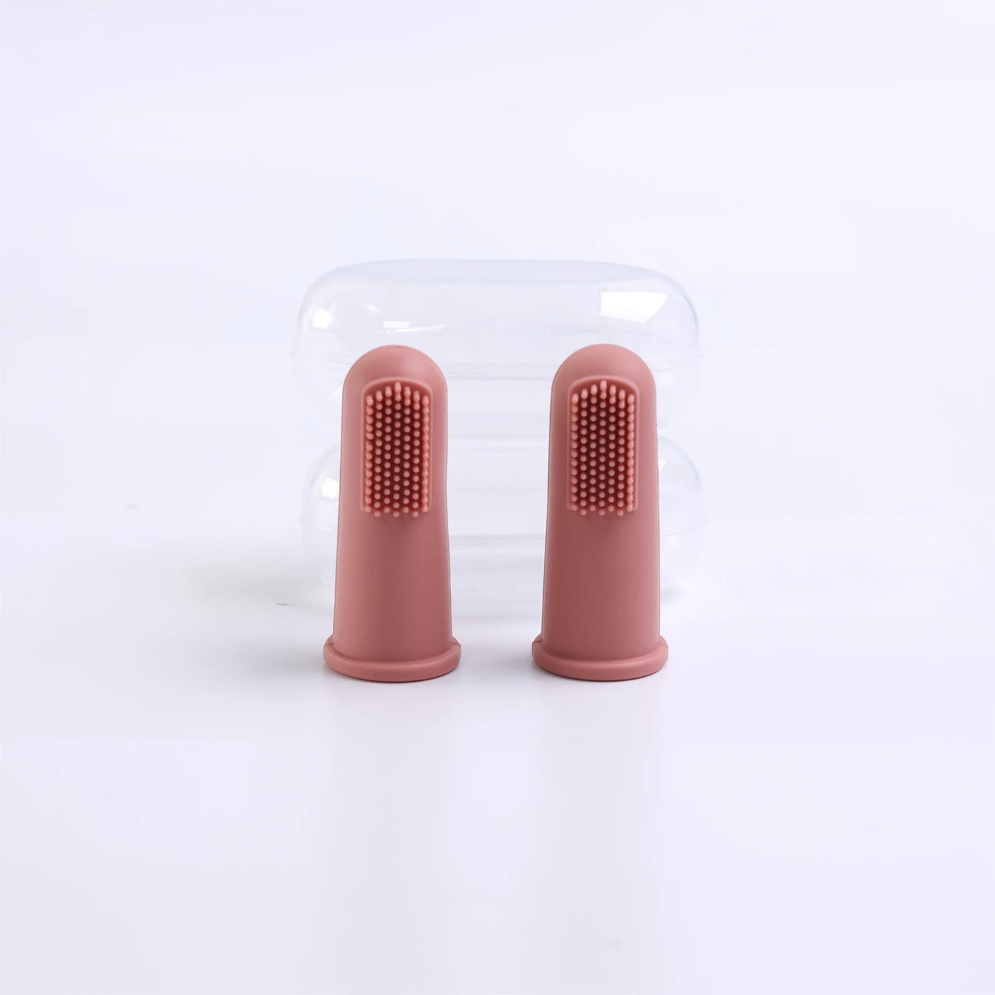Silicone Pet Finger Toothbrush Soft Dog Cat Teeth Cleaning Brush Food Grade Dental Care Tool