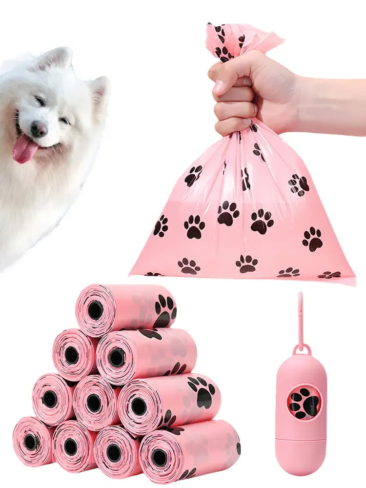 10 Rolls Dog Poop Bag Outdoor Cleaning Poop Bag Outdoor Clean Pets Supplies for Dog 15Bags/Roll Refill Garbage Bag Pet Supplies