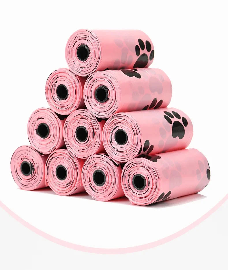 10 Rolls Dog Poop Bag Outdoor Cleaning Poop Bag Outdoor Clean Pets Supplies for Dog 15Bags/Roll Refill Garbage Bag Pet Supplies