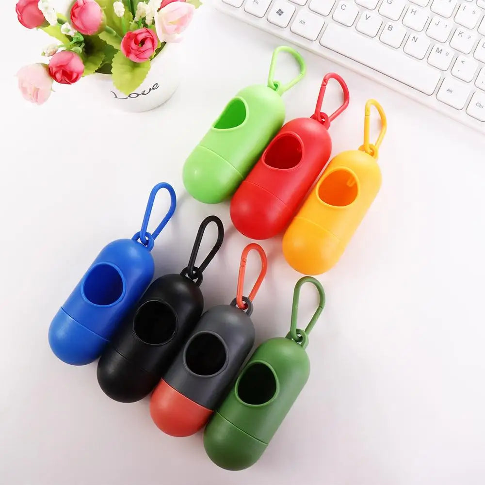 Puppy for Walking Travel Cat Litter Bag Trash Sack Case Carrier Dog Poop Bags Dispenser Pet Waste Bag Holder Garbage Storag Box
