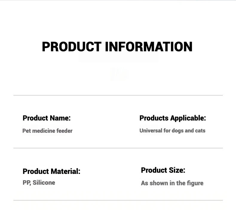 Pet Medicine Feeder for Cats and Dogs Push-type Medicine Feeding Stick Pills Artifact Deworming Needle Syringe