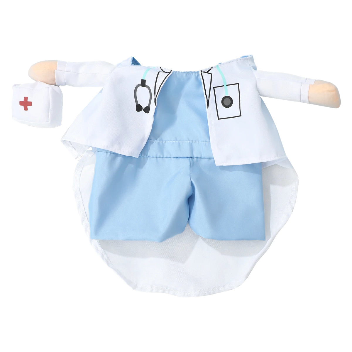Halloween Cute Dog Cat Doctor Costume Pet Clothes Halloween Witch Cosplay Hat Wizard Cape Pet Party Performance Birthdays Decors Happy Tails Pet Shop